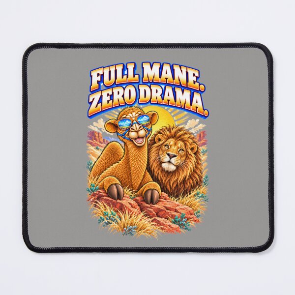 Item preview, Full Mane. Zero Drama – Funny Camel T-Shirt Animal Graphic Camel T-Shirt designed and sold by Camel & Quirk.