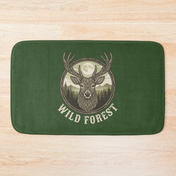 Item preview, Wild Forest Majestic Deer - Tribal Wildlife Nature Art. designed and sold by MyHappyArtShop.