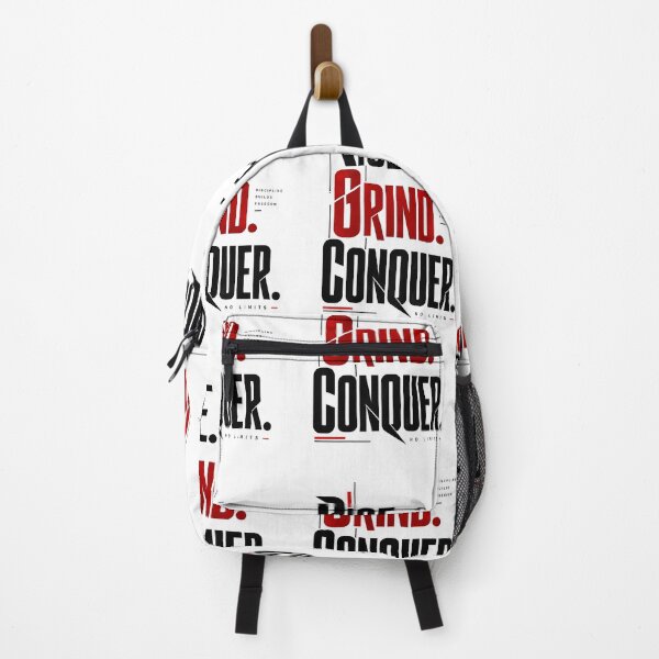 Item preview, Rise Grind Conquer – Motivational Success Mindset Typography Design designed and sold by Grapyziip.