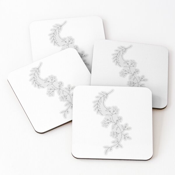 Item preview, White Jasmine Sticker | Jasmine Flower Die Cut Sticker | Fine Line Botanical Decal | Vine Flower Laptop Sticker designed and sold by FineLineBotanical .