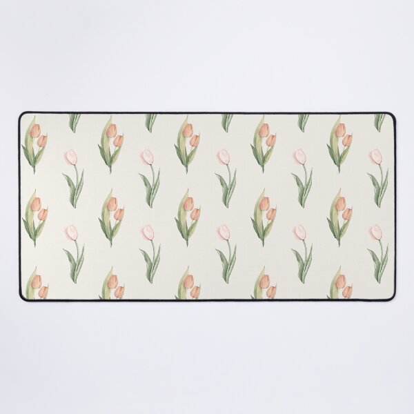 Item preview, Watercolor Tulip Pattern | Peach Pink Romantic Seamless Spring Botanical designed and sold by Dino-Lune.