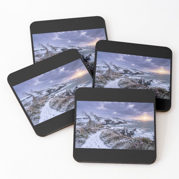 Item preview, Winter Glow on the Cornish Coast designed and sold by ArtworkNorth.