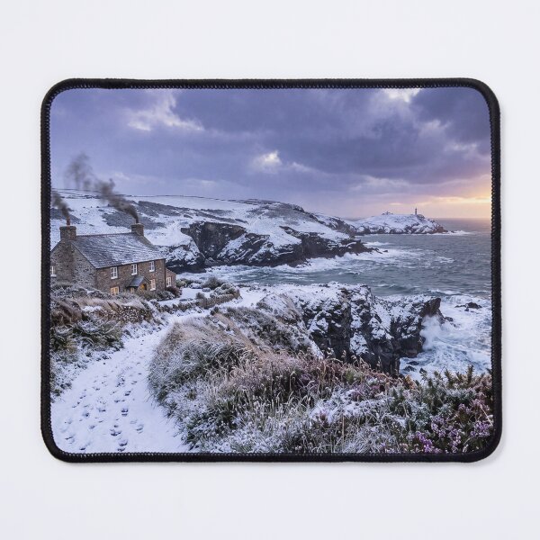 Item preview, Winter Glow on the Cornish Coast designed and sold by ArtworkNorth.