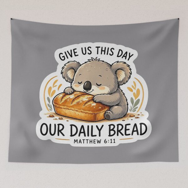 Item preview, Matthew 6:11 Give Us This Day Our Daily Bread designed and sold by plushism.