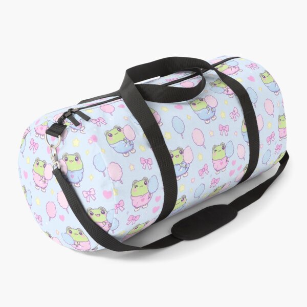 Item preview, Cute Kawaii Frog Cotton Candy Pastel Pattern designed and sold by Soft Berry Studio.