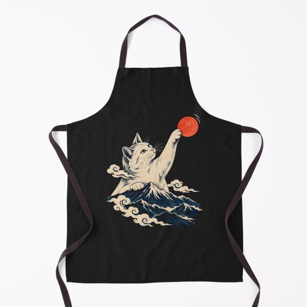 Item preview, Japanese Cat Playing with the Sun – Ukiyo-e Style designed and sold by DreamCraze.