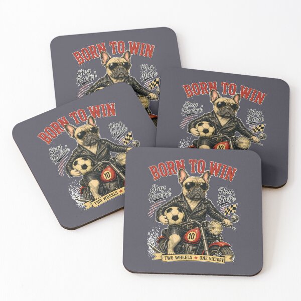 Item preview, French Bulldog Riding Motorbike designed and sold by DIGOR shop.