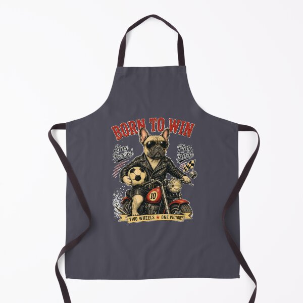 Item preview, French Bulldog Riding Motorbike designed and sold by DIGOR shop.