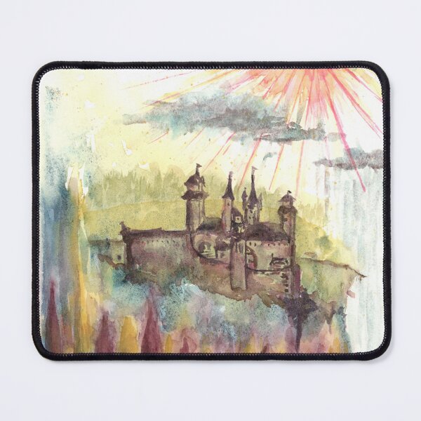 Item preview, Castle in the Clouds Sunburst Painting designed and sold by FaireWaveArt.