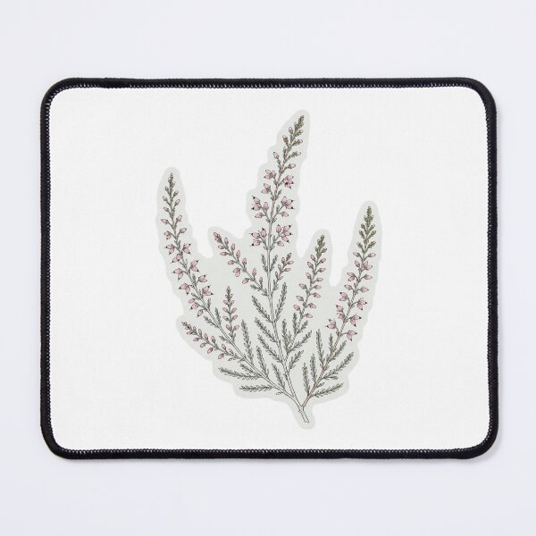 Item preview, Pink Heather Sticker | Heather Flower Die Cut Sticker | Fine Line Botanical Decal | Wildflower Laptop Sticker designed and sold by FineLineBotanical .