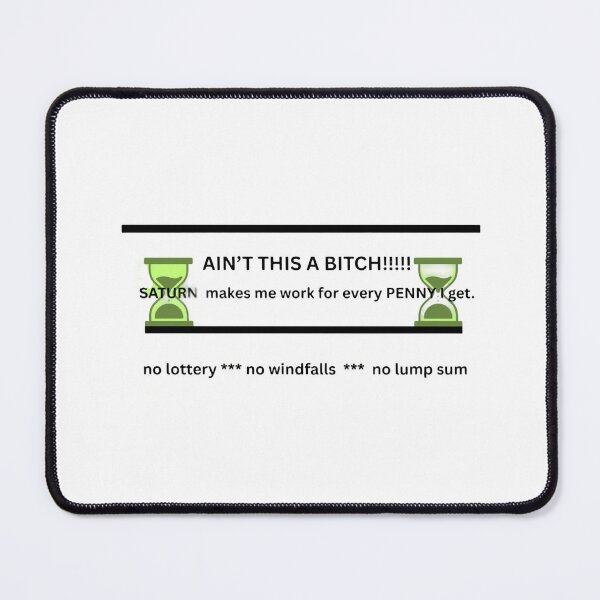 Item preview, Ain't This A Bitch Saturn Minimalist black Text Art designed and sold by 5thhouseNMVVS48.