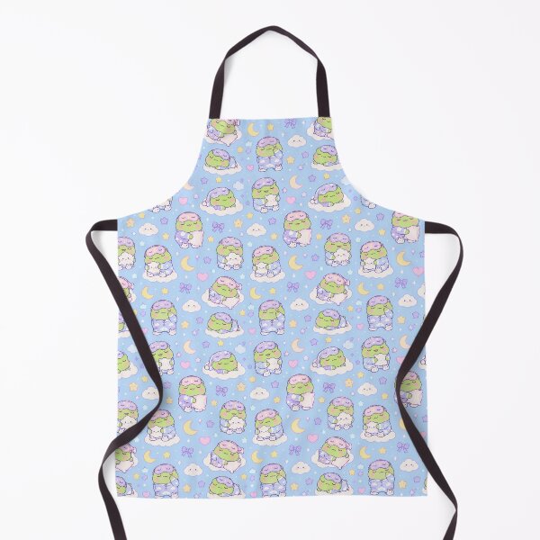 Item preview, Cute Kawaii Frog Sleep Mask Cozy Pastel Pattern designed and sold by Soft Berry Studio.