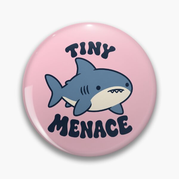 Item preview, Tiny Menace – Cute Shark with Attitude designed and sold by DreamCraze.
