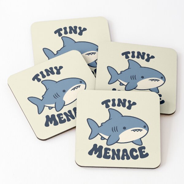 Item preview, Tiny Menace – Cute Shark with Attitude designed and sold by DreamCraze.