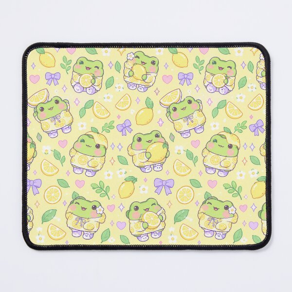 Item preview, Cute Kawaii Frog Lemon Sweater Pastel Pattern designed and sold by Soft Berry Studio.