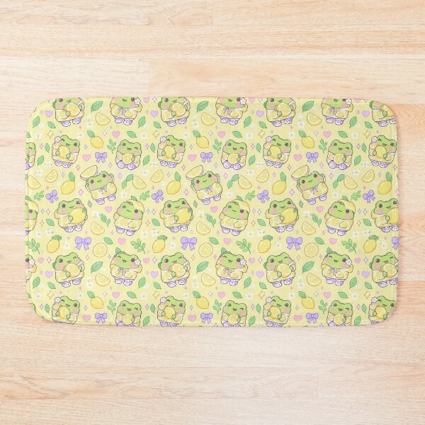 Item preview, Cute Kawaii Frog Lemon Sweater Pastel Pattern designed and sold by Soft Berry Studio.