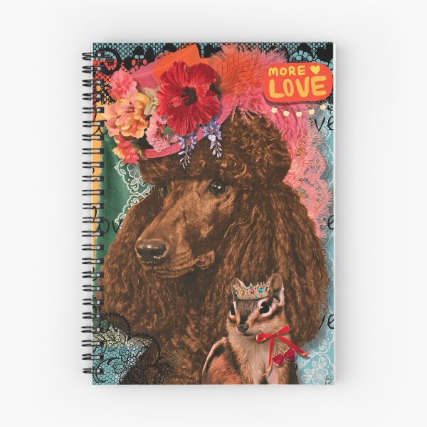 Item preview, Poodle Love With Chipmunk designed and sold by AsheDinaArt.