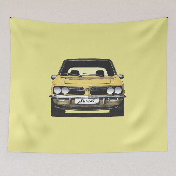 Item preview, Geo3 Doodles Triumph Dolomite Sprint Yellow Doodle designed and sold by Geo3doodles.