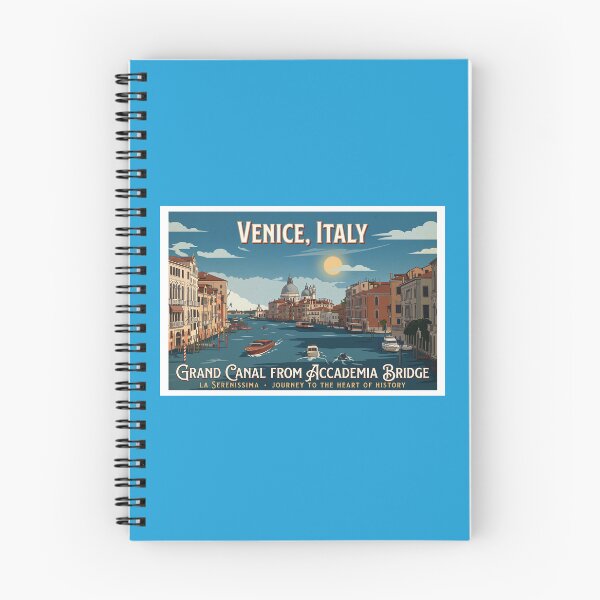 Item preview, Grand Canal from Accademia Bridge Travel Poster designed and sold by ArtworkNorth.