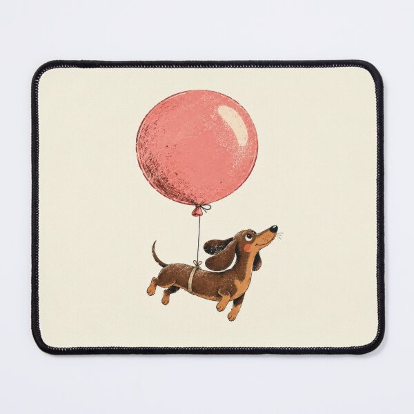 Item preview, Dog floats with balloon in the air designed and sold by anytka.