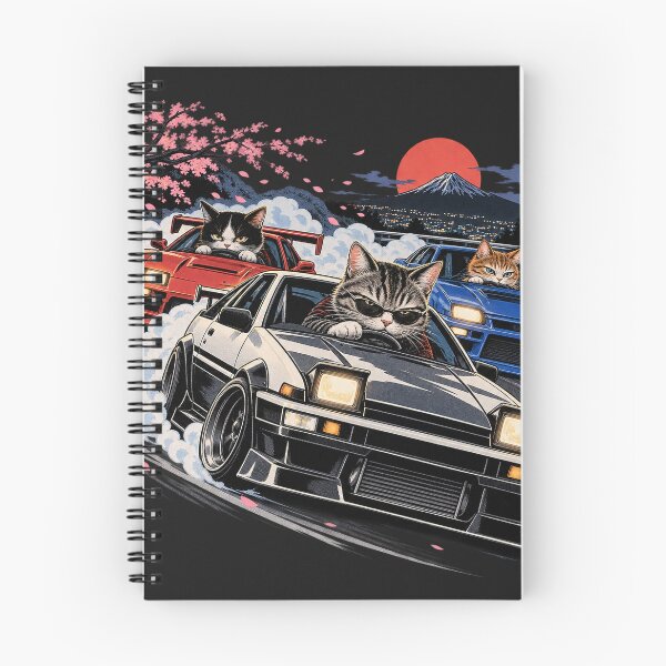 Item preview, JDM Drift Cats – Japanese Mountain Pass Racing designed and sold by DreamCraze.