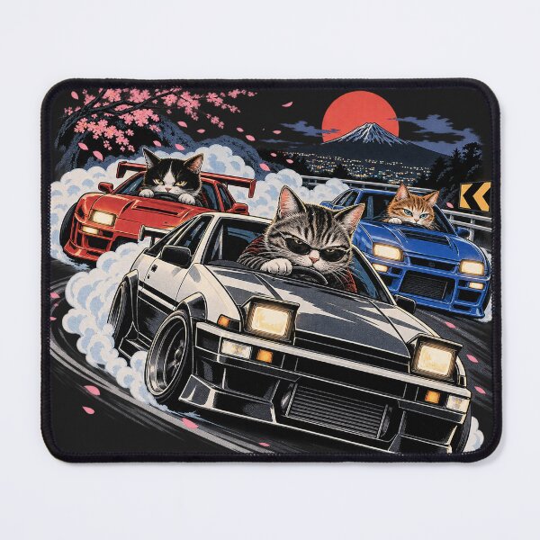 Item preview, JDM Drift Cats – Japanese Mountain Pass Racing designed and sold by DreamCraze.