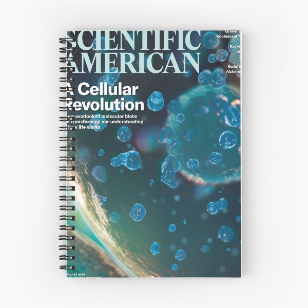Item preview, Scientific American Magazine Cover Fan Art Original Custom Vintage Science Physics Biology Poster Wall Art Tee Design designed and sold by Cool Robot Bro..