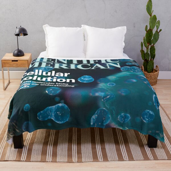 Item preview, Scientific American Magazine Cover Fan Art Original Custom Vintage Science Physics Biology Poster Wall Art Tee Design designed and sold by Cool Robot Bro..