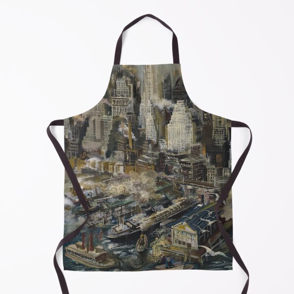 Item preview, George Grosz New York Harbor designed and sold by warrickjessica.