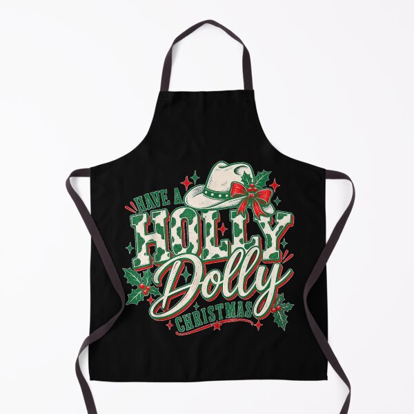 Item preview, Xmas Holly Dollie Funny Western Cowgirl Christmas Time designed and sold by GenioFin.