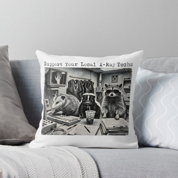 Item preview, Support Your Local X-Ray Techs Funny Radiology Animals designed and sold by Byhergawaa.