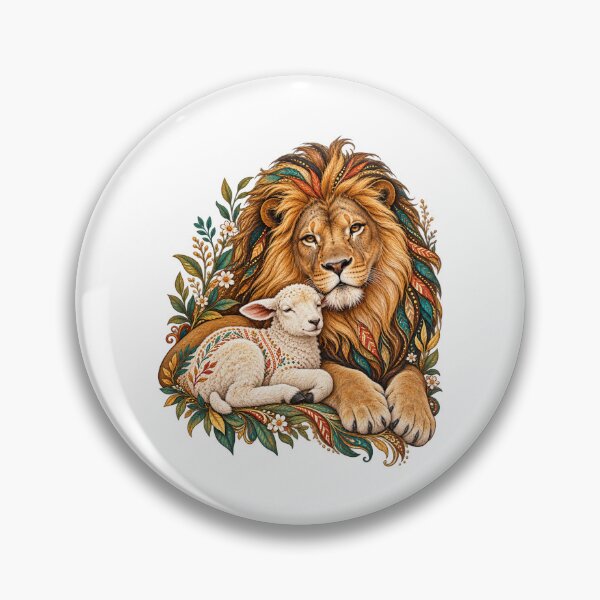 Item preview, The Lion and the Lamb — Peace Together designed and sold by PeanutGalSean.