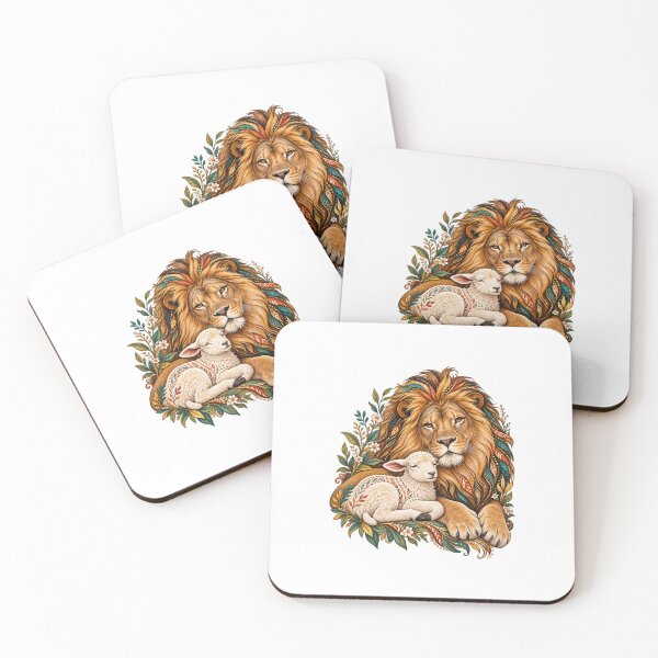Item preview, The Lion and the Lamb — Peace Together designed and sold by PeanutGalSean.