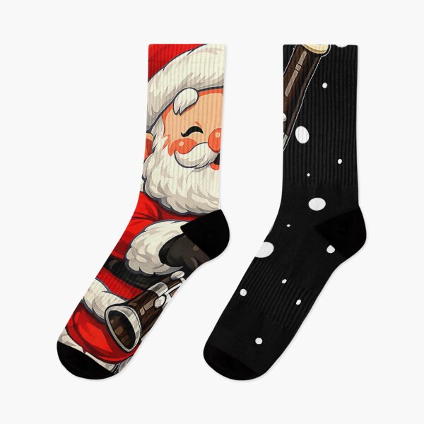 Item preview, Merry Christmas Santa Playing Bassoon Xmas Sweaters  designed and sold by GenioFin.