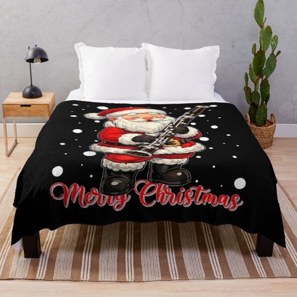 Item preview, Merry Christmas Santa Playing Bassoon Xmas Sweaters  designed and sold by GenioFin.