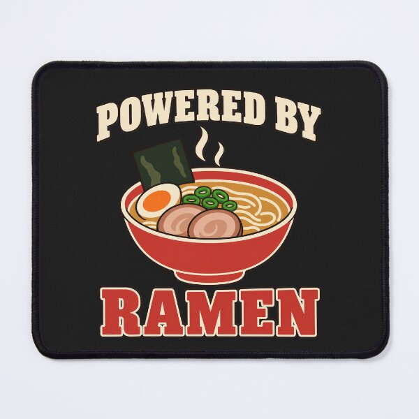 Item preview, Powered by Ramen – Funny Japanese Noodle Bowl designed and sold by DreamCraze.
