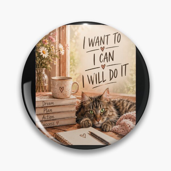 Item preview, I Want To, I Can, I Will Do It.  designed and sold by Dinasshop.