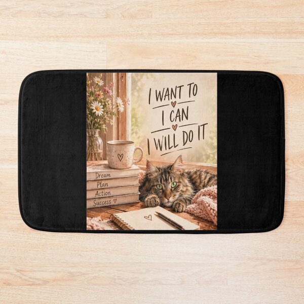 Item preview, I Want To, I Can, I Will Do It.  designed and sold by Dinasshop.