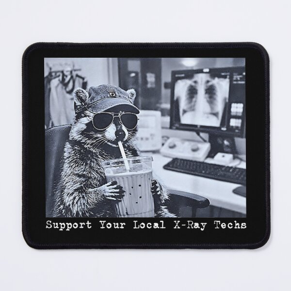 Item preview, Support Your Local X-Ray Techs Funny Radiology Animals designed and sold by Byhergawaa.