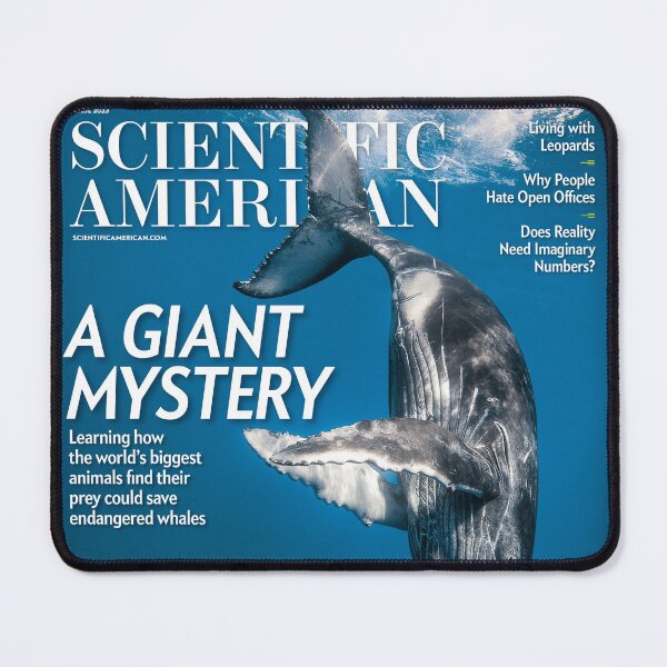 Item preview, Scientific American Magazine Cover Fan Art Original Custom Vintage Science Physics Biology Poster Wall Art Tee Design designed and sold by Cool Robot Bro..