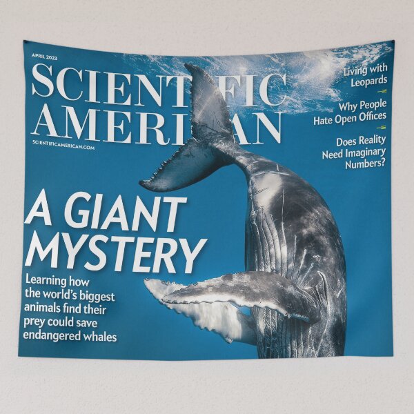 Item preview, Scientific American Magazine Cover Fan Art Original Custom Vintage Science Physics Biology Poster Wall Art Tee Design designed and sold by Cool Robot Bro..