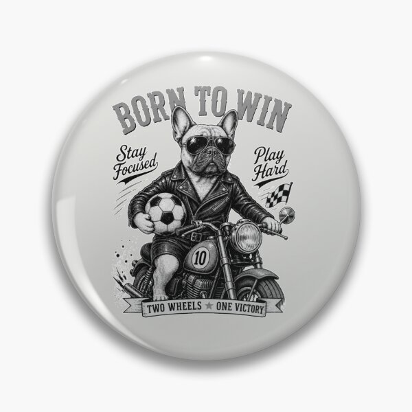 Item preview, French Buldog on motorbike love fudball designed and sold by DIGOR shop.