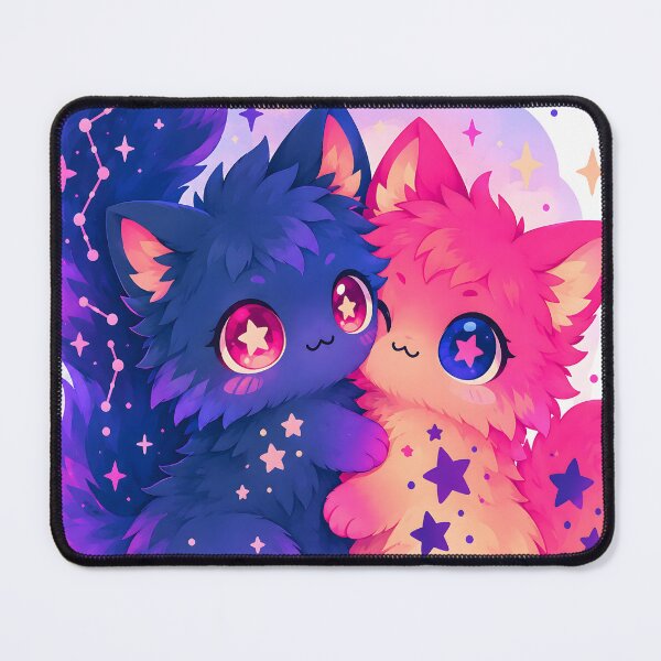Item preview, Celestial Star Kittens Hugging Under the Moon designed and sold by Pure Craft.