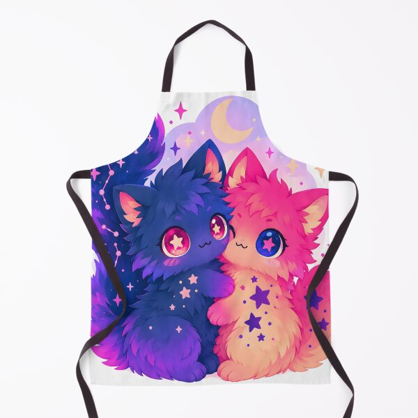 Item preview, Celestial Star Kittens Hugging Under the Moon designed and sold by Pure Craft.