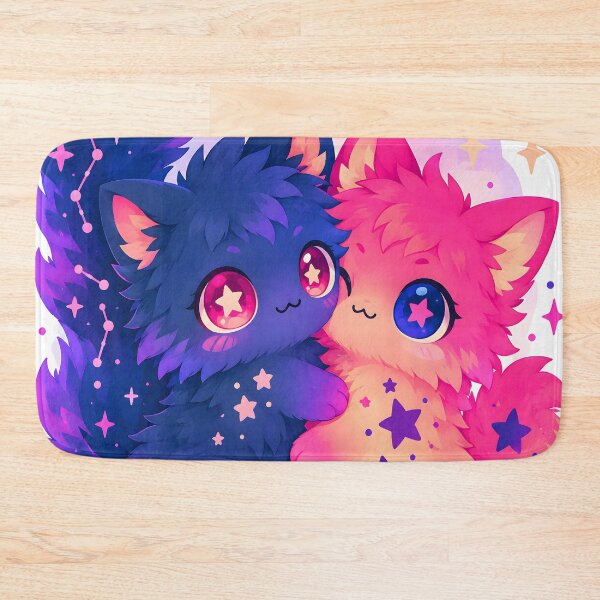 Item preview, Celestial Star Kittens Hugging Under the Moon designed and sold by Pure Craft.