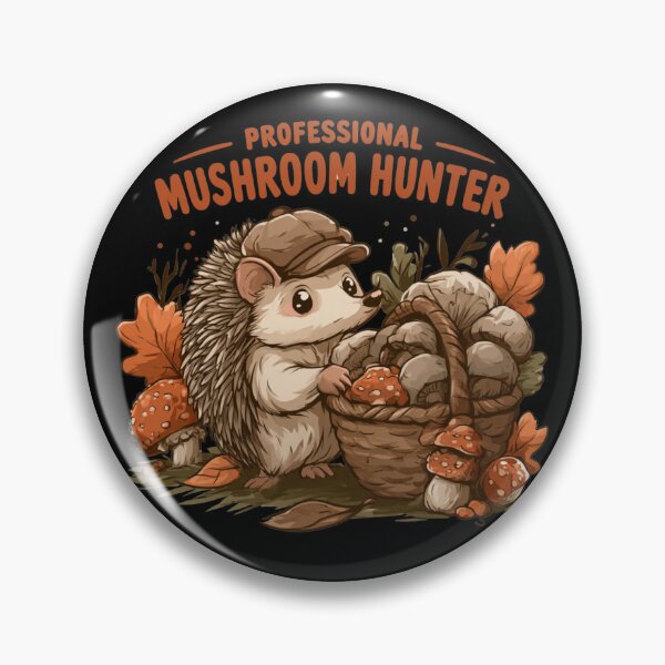 Item preview, Professional Mushroom Hunter Hedgehog – Cute Forest Foraging Design designed and sold by AceEye.