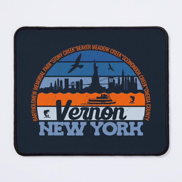 Item preview, Vernon New York Sunset Retro Vintage Local Pride Logo designed and sold by CRHPOD20.