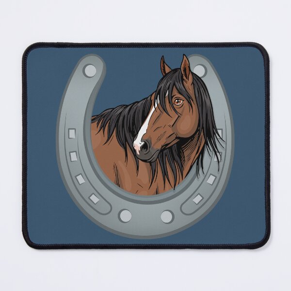 Item preview, The head of the Adaev and a horseshoe designed and sold by Cheval-de-coeur.