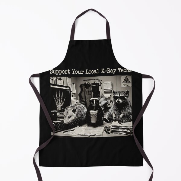 Item preview, Support Your Local X-Ray Techs Funny Radiology Animals designed and sold by Byhergawaa.