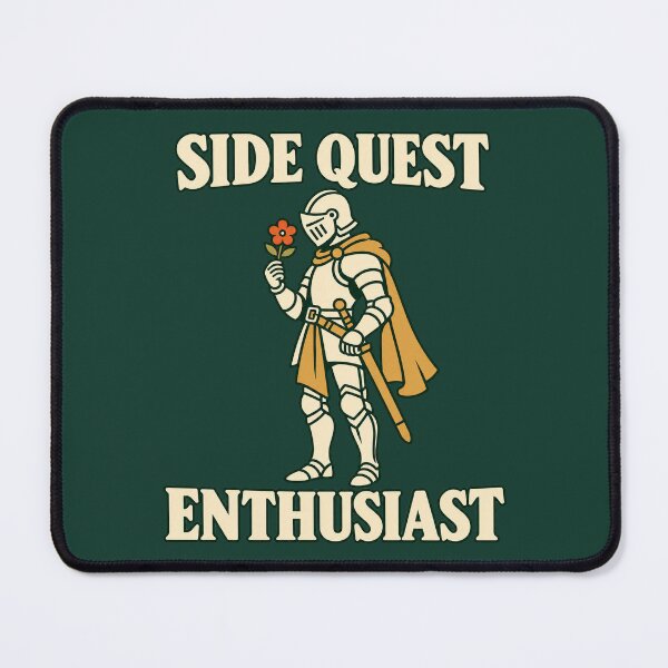 Item preview, Side Quest Enthusiast – Cozy Fantasy Knight designed and sold by DreamCraze.